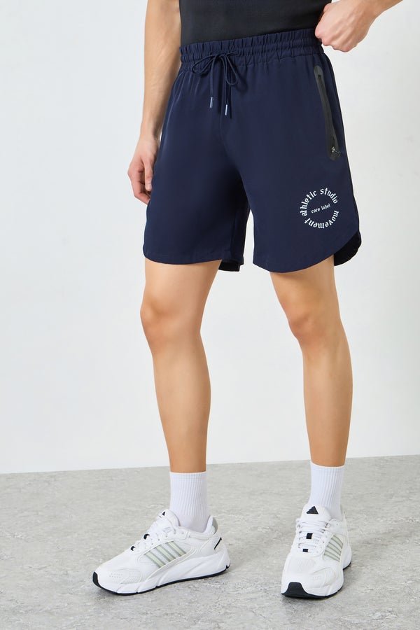 Styli Men Printed Regular Shorts with Zipper Pocket - Image 2