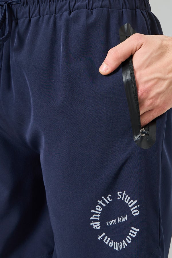 Styli Men Printed Regular Shorts with Zipper Pocket - Image 3