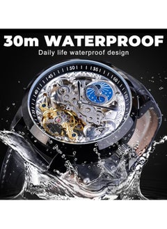 FORSINING Watches for Men Watch Leather Strap Luxury Luminous Water Resistant Automatic Mechanical Wristwatch 8300  - Image 4