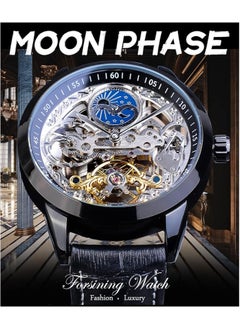 FORSINING Watches for Men Watch Leather Strap Luxury Luminous Water Resistant Automatic Mechanical Wristwatch 8300  - Image 3