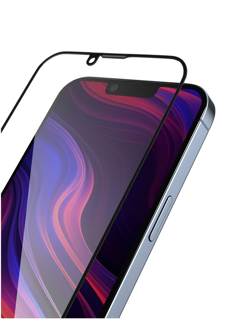 Moxedo Moxedo Ultra Shield Tempered Glass Screen Protector HD Clear 9H Hardness Full Coverage with Auto-Align Easy Applicator for iPhone 13 Pro Max  - Image 1