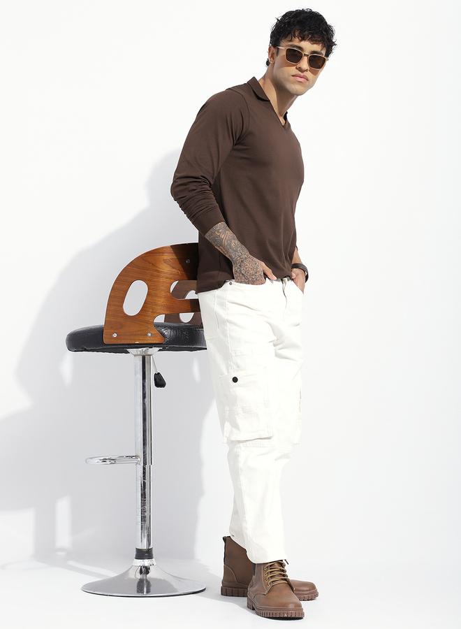 Dillinger Men Regular Fit Long Sleeve Solid T-Shirt - Image 4