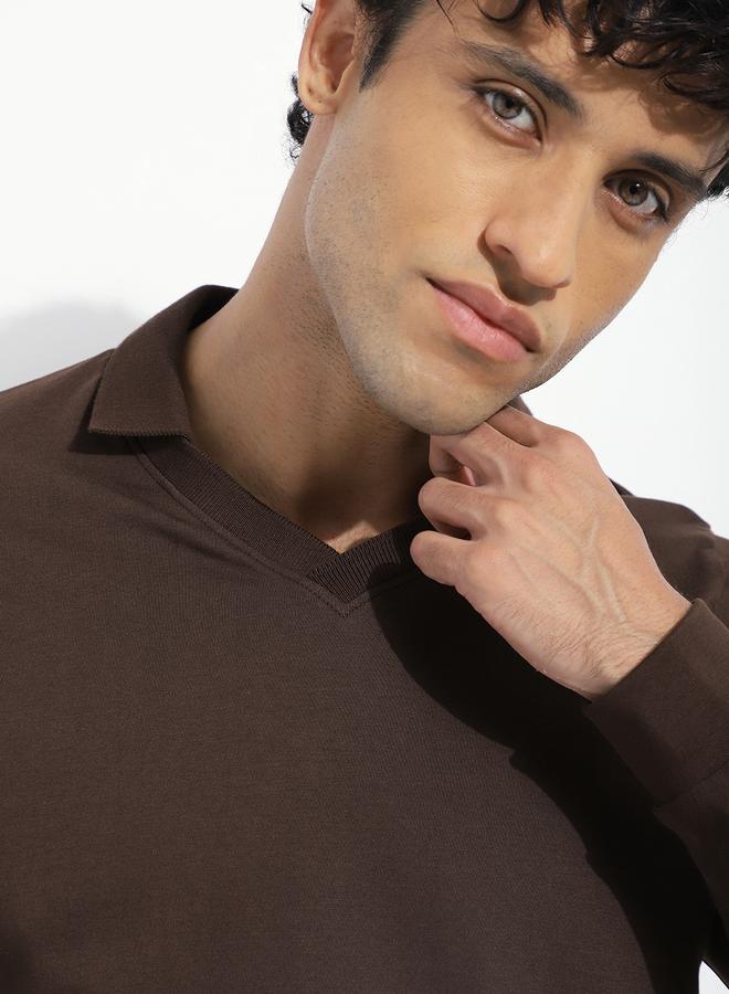 Dillinger Men Regular Fit Long Sleeve Solid T-Shirt - Image 5