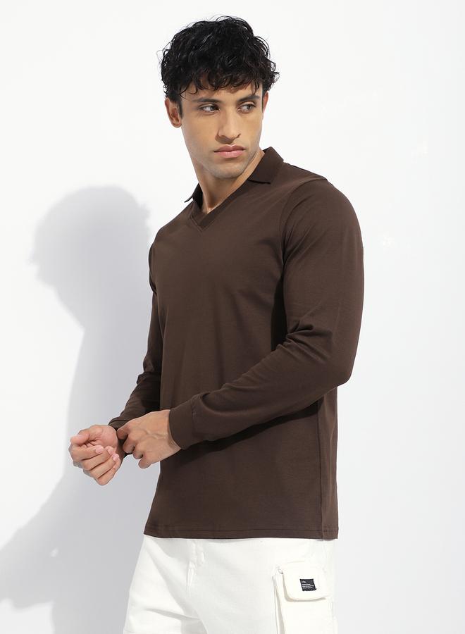 Dillinger Men Regular Fit Long Sleeve Solid T-Shirt - Image 1
