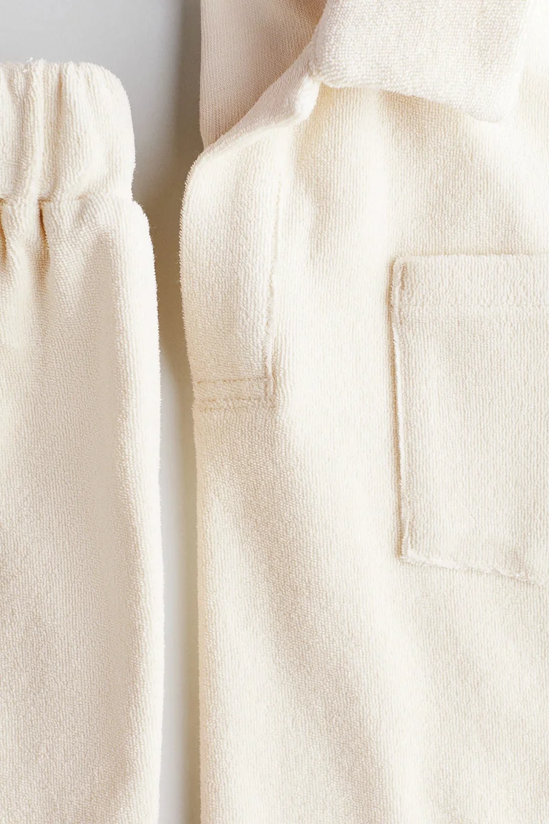 H&M 2-piece cotton terry set