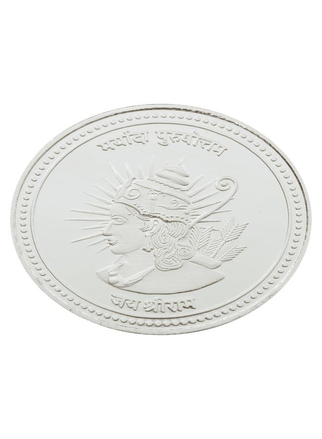 Bangalore Refinery 999 Purity Silver Coin of Ram Mandir (10) - Image 1