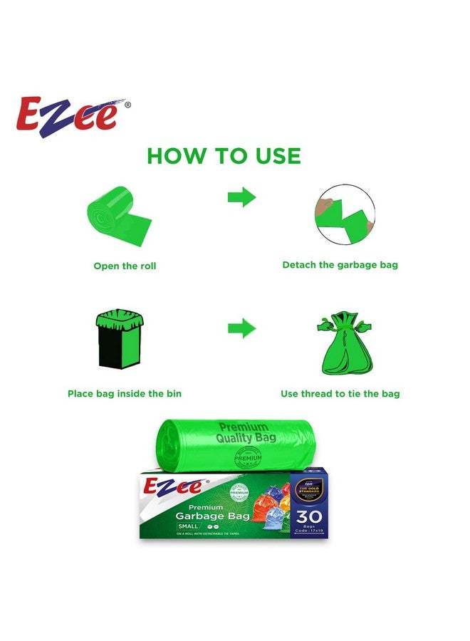 Ezee Live Life Ezee Way Ezee Premium Eco Friendly Garbage Bags (Extra Large, 30x37 Inches) Pack of 12  - Image 5