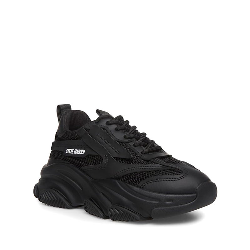 STEVE MADDEN حذاء ستيف مادن النسائي بوسشن أسود 10، 40 EU - Image 1