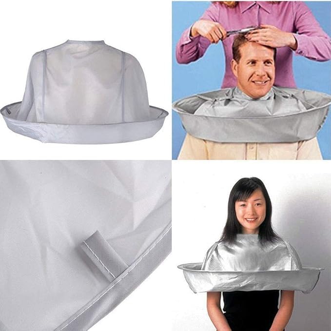 FIORENSE fiorense Hair Cutting Cloak Beard Shaving Umbrella Waterproof Cape Barber Home Salon Haircut Hairdresser Apron Cloth for Adult Women Men Kids - Image 3