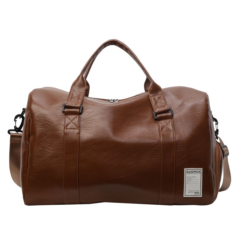 PU Leather Travel Tote Bag Large Capacity Carry On for Gym and Travel - Image 5