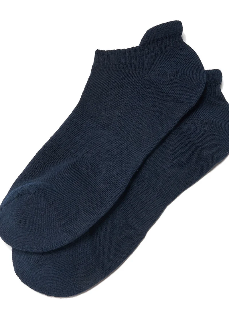 GIORDANO Unisex 2-Pack Ankle Socks: Essential Cotton Blend Comfort