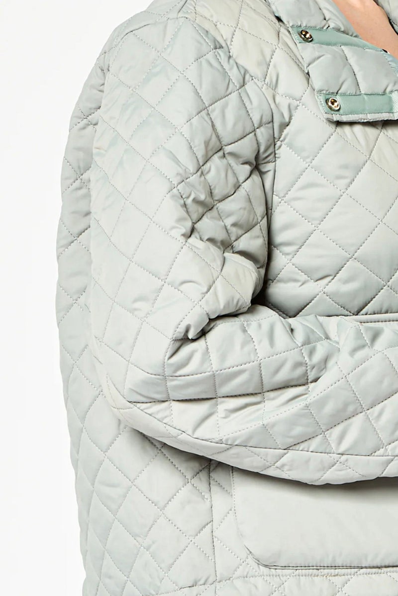 Andrew Marc Women Quilted Puffer Jacket, Grey - Image 5