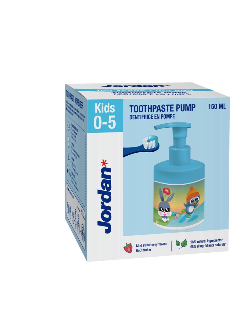 Jordan Jordan Kids Toothpaste Pump 150ml (0-5 Years) - Image 1