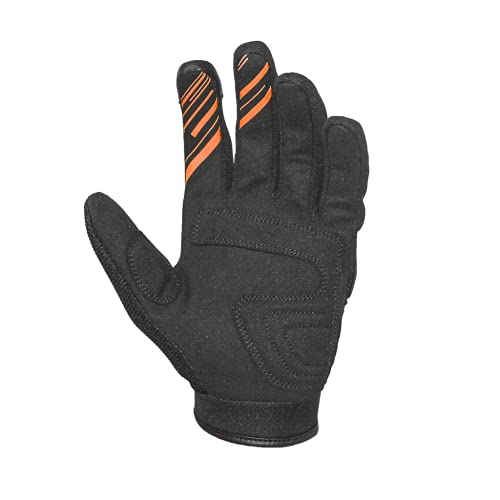 Raida Avantur MX Motorcycle Gloves | Touch Screen Compatible | Vegan Friendly | Daily Commute Gloves (XL, Orange) - Image 3
