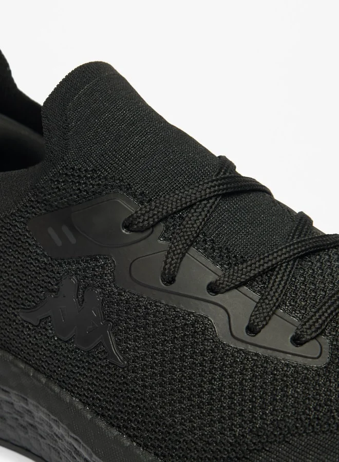 Kappa Men's Textured Sports Shoes with Lace-Up Closure