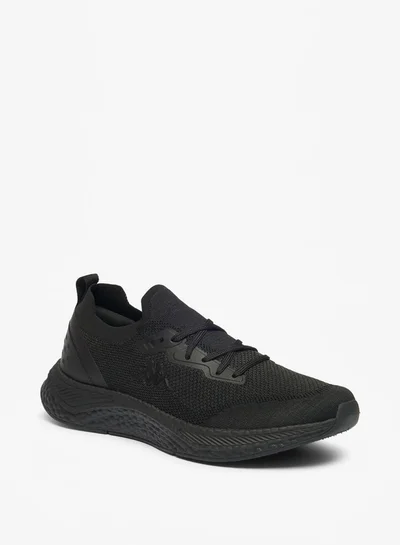 Kappa Men's Textured Sports Shoes with Lace-Up Closure