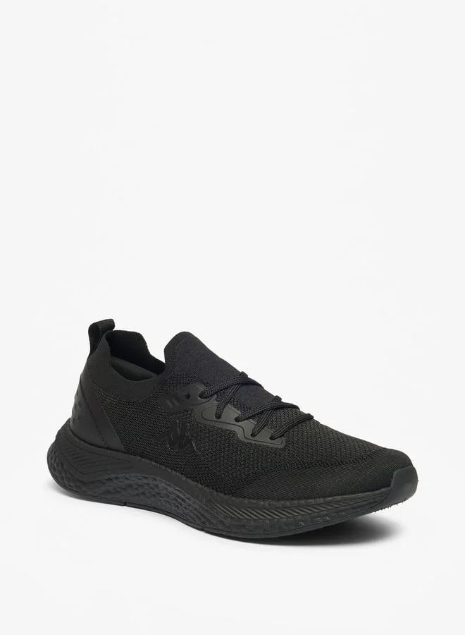Kappa Men's Textured Sports Shoes with Lace-Up Closure