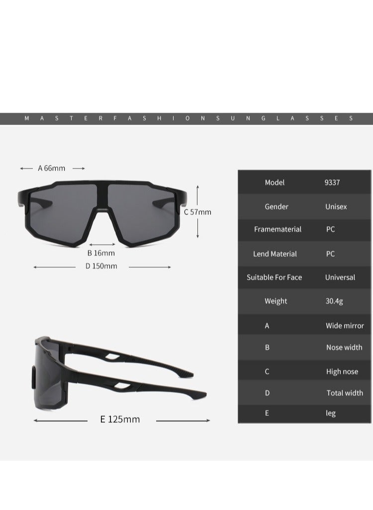 EFUMKE EFUMKE sports sunglasses anti-ultraviolet cycling sunglasses polarized UV400 sun visor outdoor windproof glasses suitable for sports running golf baseball fishing free glasses case  - Image 3