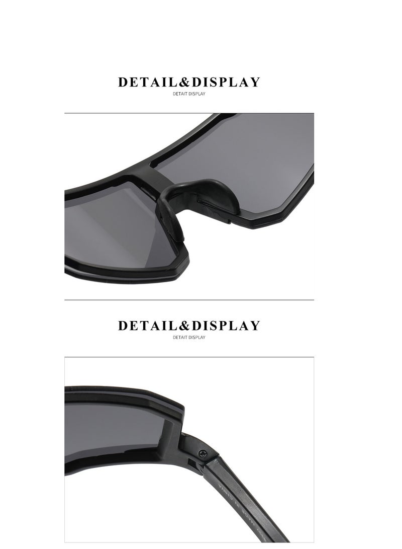 EFUMKE EFUMKE sports sunglasses anti-ultraviolet cycling sunglasses polarized UV400 sun visor outdoor windproof glasses suitable for sports running golf baseball fishing free glasses case  - Image 4