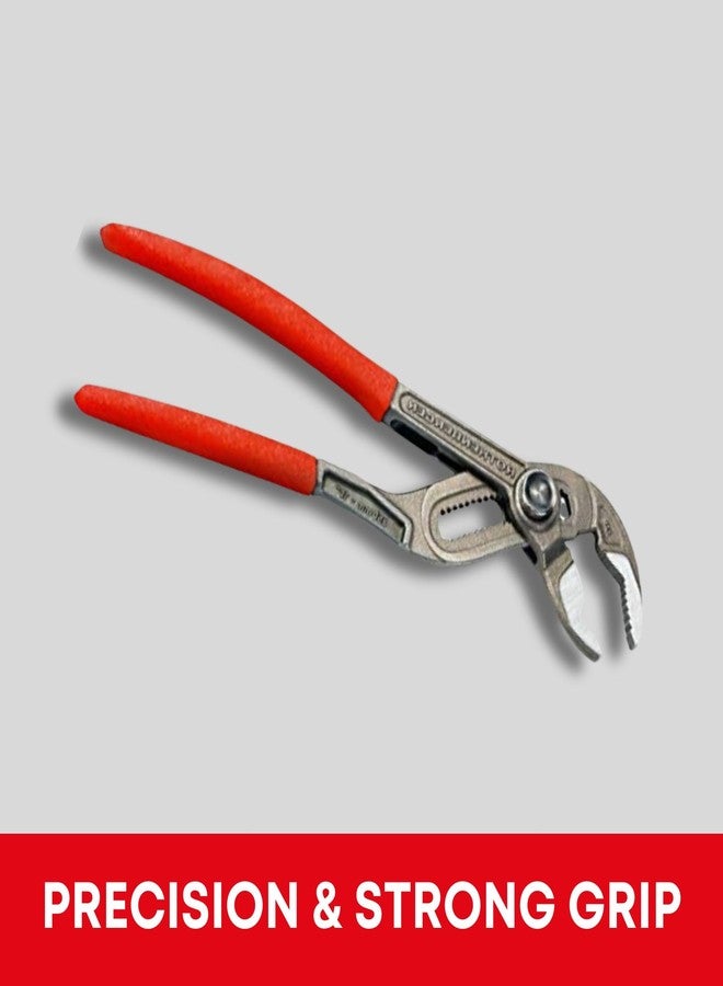 Rothenberger Rogrip Water Pump Pliers, 7" F - Safety Lock, Ergonomic Grip - Double Hardened Jaws, Wide Handle - Durable and Precise - 10213 - Image 5