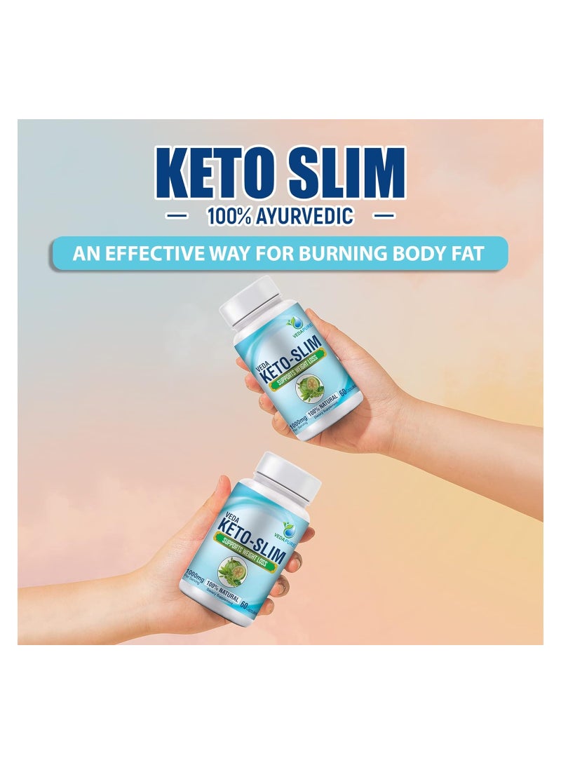 فيدا بيور مجموعة كومبو من فيدابور شيلاجيت راتنج 25 جرام وكيتو سليم 60 كبسولة - Image 4