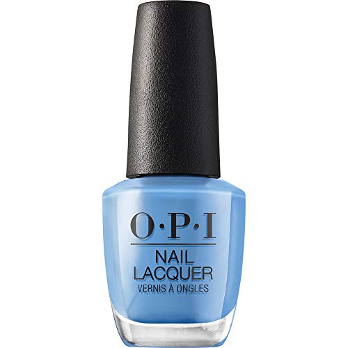 OPI Nail Lacquer Rich Girls & Po-Boys | Opaque Bright Blue CrÃ¨me Chip Resistant Nail Polish | Fast Drying, Streak Free - Image 1