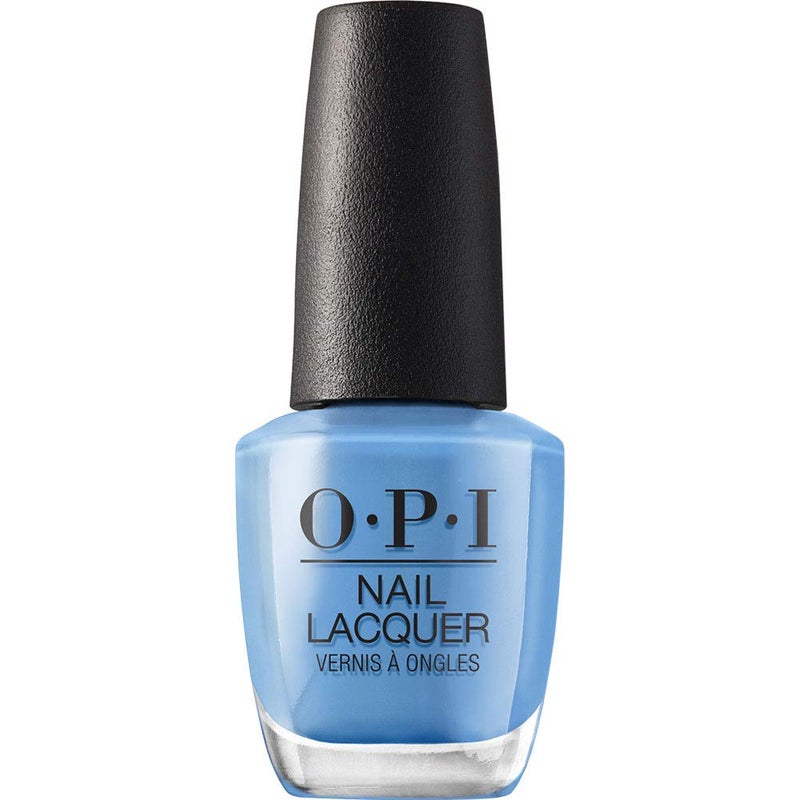 OPI Nail Lacquer Rich Girls & Po-Boys | Opaque Bright Blue CrÃ¨me Chip Resistant Nail Polish | Fast Drying, Streak Free - Image 2