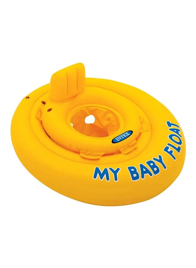 INTEX My Baby Float Swim Seat - Yellow 20.3x24.1x4.1cm - Image 1