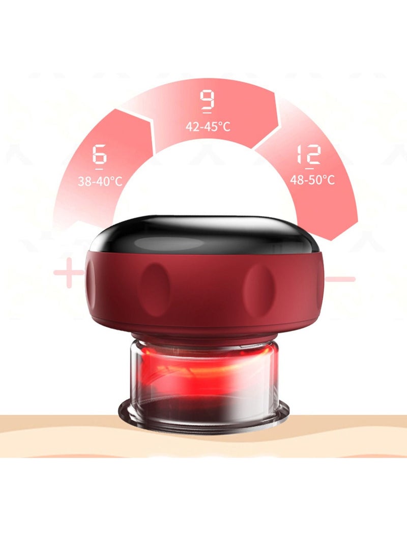 LIMOS Smart Cupping Therapy Set Cellulite Massager 3 in-1 Vacuum Therapy Machine & Massage Tool with12 Level Temperature and Suction - Image 4