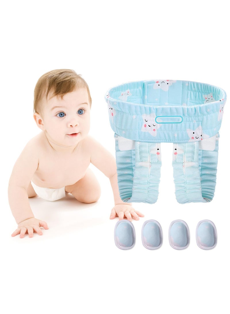 SYOSI Hernia Belt for Baby, Infant Hernia Support Brace for Both Side Single Double Groin Pain Relief, Adjustable Breathable Navel Band with 4 Compression Pads for Children 0-4 Years Old  - Image 1