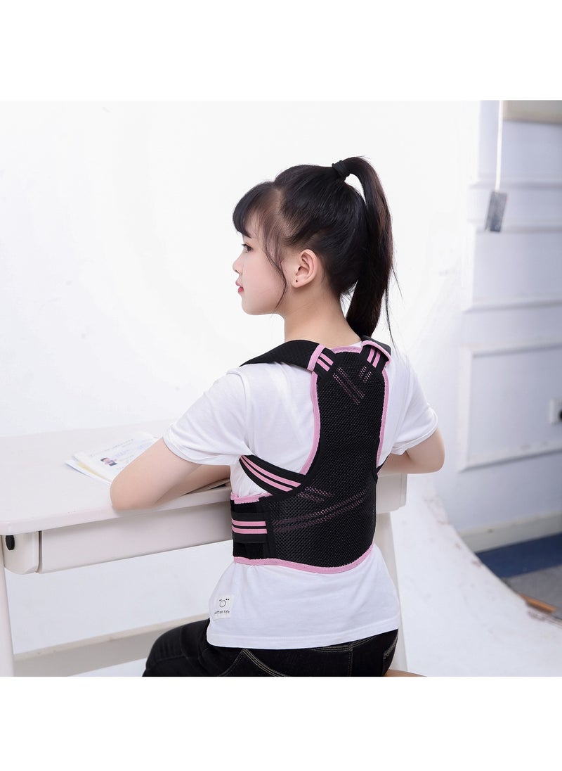Hunchback correction belt body shape back student writing and sitting posture corrector unisex children's hunchback corrector  - Image 2