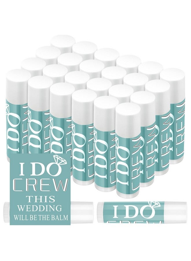 Suttmin 24 Pcs Mint Bachelorette Lip Balm I Do Crew Wedding Party Gifts Wedding Party Favors Peppermint Bachelorette Lip Balm Gift For Bachelorette Wedding Party Guest Supplies - Image 1