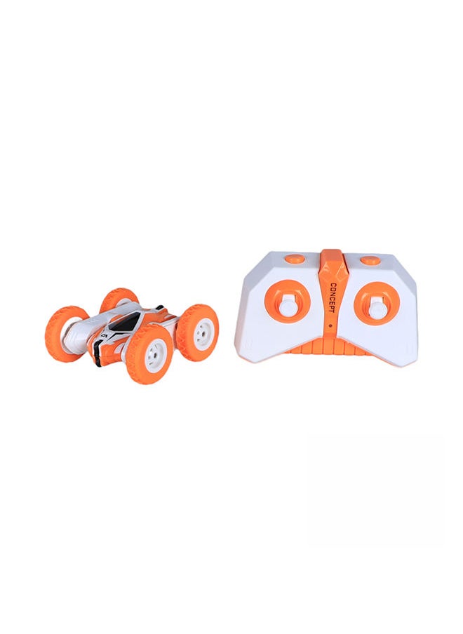 D-Power Mini RC Stunt Car - Orange, 2.4GHz Remote Control, 360-Degree Rotation, USB Charging, Durable ABS Construction, Long Playtime, Fun Gift for Kids 3+  - Image 3