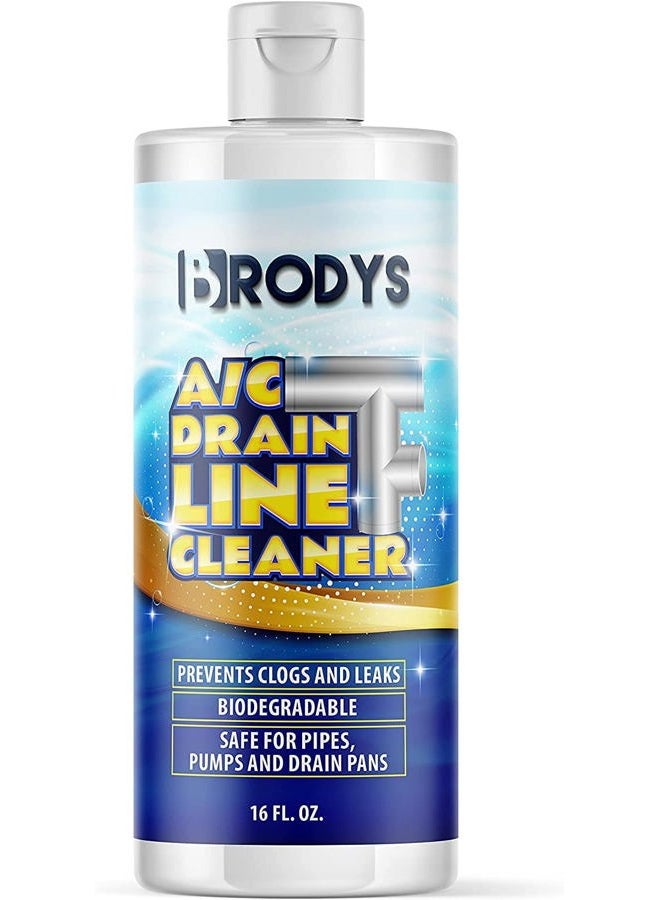 Brodys A/C HVAC Drain Line Cleaner (16oz Bottle) - Image 3