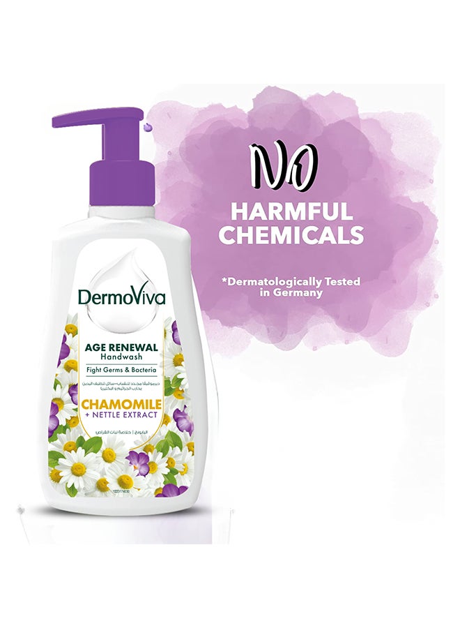 DermoViva Age Renewal Handwash With Chamomile And Nettle Extracts Pack Of 3 - Image 4