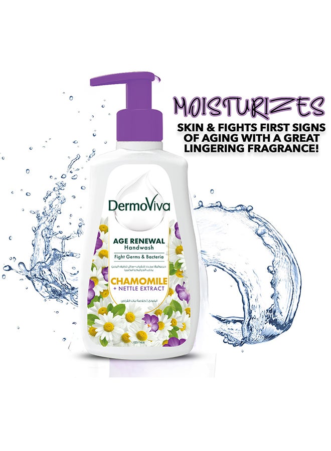 DermoViva Age Renewal Handwash With Chamomile And Nettle Extracts Pack Of 3 - Image 2