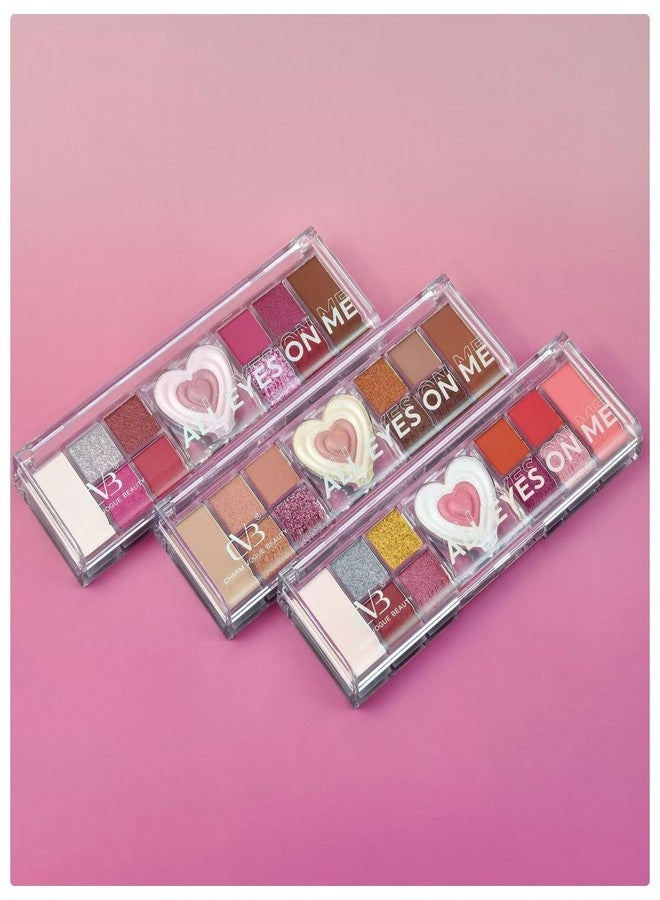 CVB C239 All Eye On Me Luxuriously Creamy Eyeshadow Stick - Long-Lasting, Blendable & High-Pigment Eye Makeup | Smooth, Crease-Free Finish for All-Day Wear (Palette 03) - Image 5