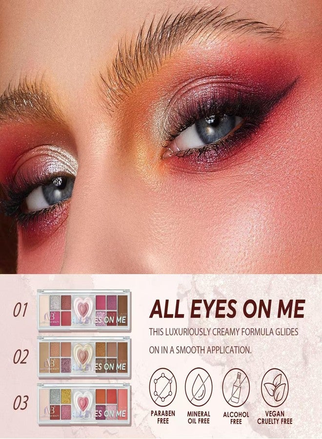 CVB C239 All Eye On Me Luxuriously Creamy Eyeshadow Stick - Long-Lasting, Blendable & High-Pigment Eye Makeup | Smooth, Crease-Free Finish for All-Day Wear (Palette 03) - Image 3