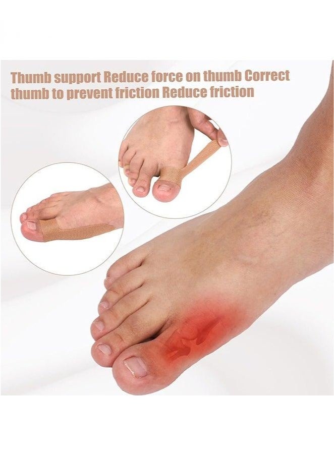 20 Pairs Big Toe Valgus Orthotics Bunion corrector，for overlapping Toes, Self-Adhesive Toe Brace Big Toe Straighteners, Breathable Toe Corrector Big toe valgus orthotics - Image 2