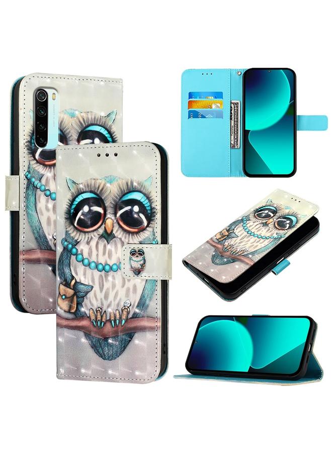 S-TOP Case For Redmi Note 8 3D Painting Horizontal Flip Leather Phone Case - Image 1