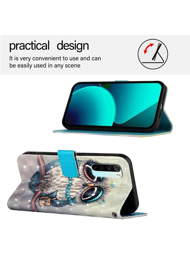 S-TOP Case For Redmi Note 8 3D Painting Horizontal Flip Leather Phone Case - Image 3