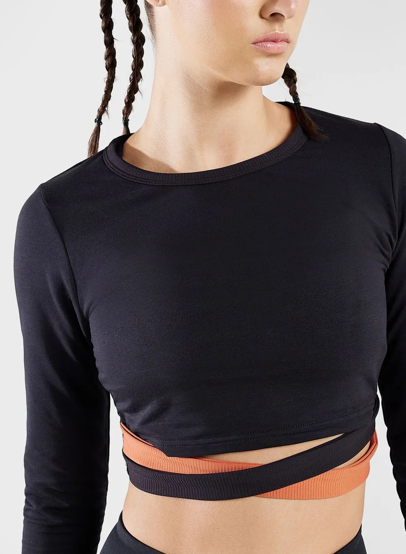 SQUATWOLF Retrograde Criss Cross Top