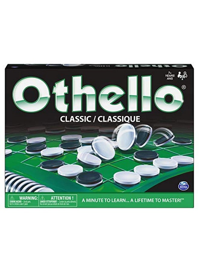 SPIN MASTER Othello Strategy Classic Family Board Game 2Player Reversi Brain Teaser Stem Math Skills For Adults And Kids Ages 7 And Up - Image 1