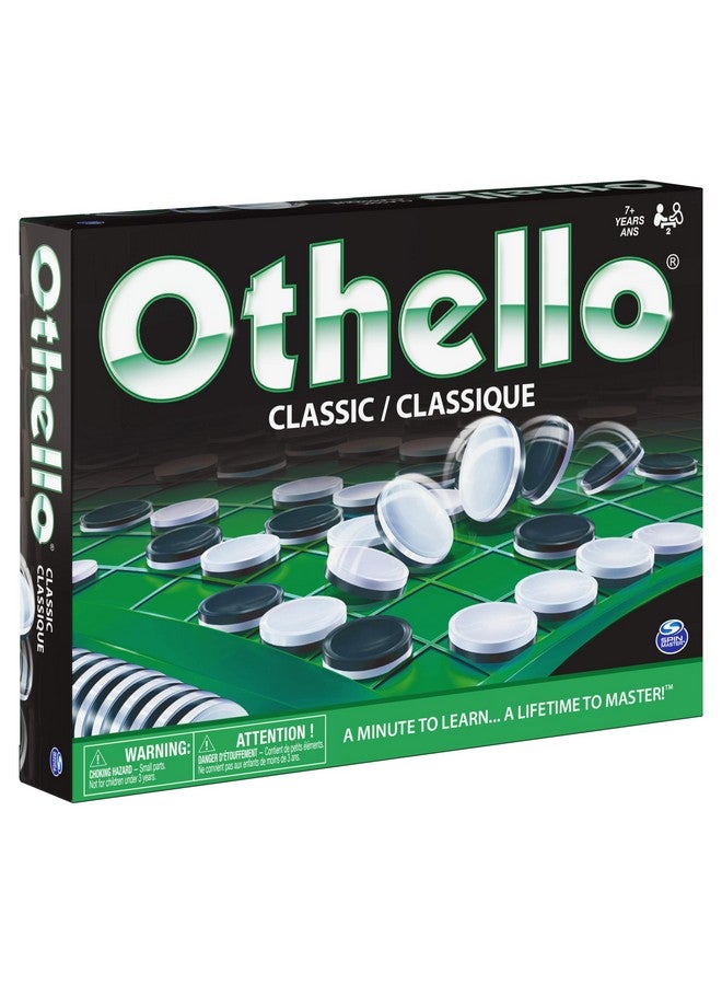 SPIN MASTER Othello Strategy Classic Family Board Game 2Player Reversi Brain Teaser Stem Math Skills For Adults And Kids Ages 7 And Up - Image 5