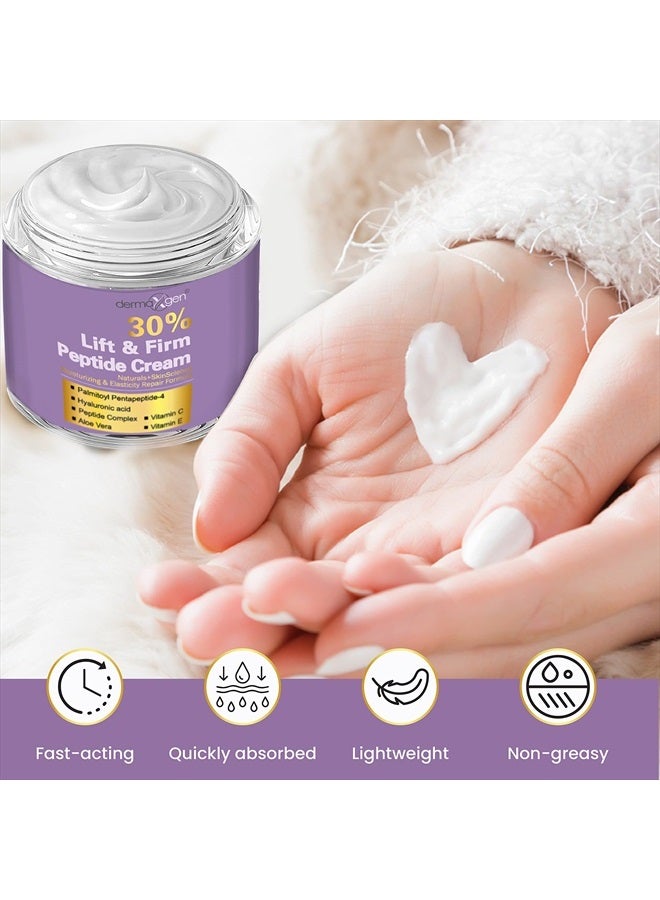 dermaxgen Dermaxgen - 30% Matrixyl 3000 Lift And Firm Elasticity Repair Formula- Pure Organic Powerful Triple Combination Cream/reduce Sun Spots, 1.7 Fl Oz. (30% Cream)  - Image 3