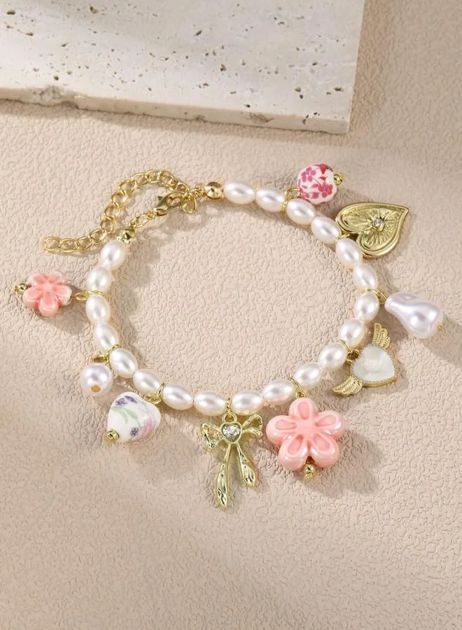 تايك تو سوار مزين بلؤلؤ صناعي