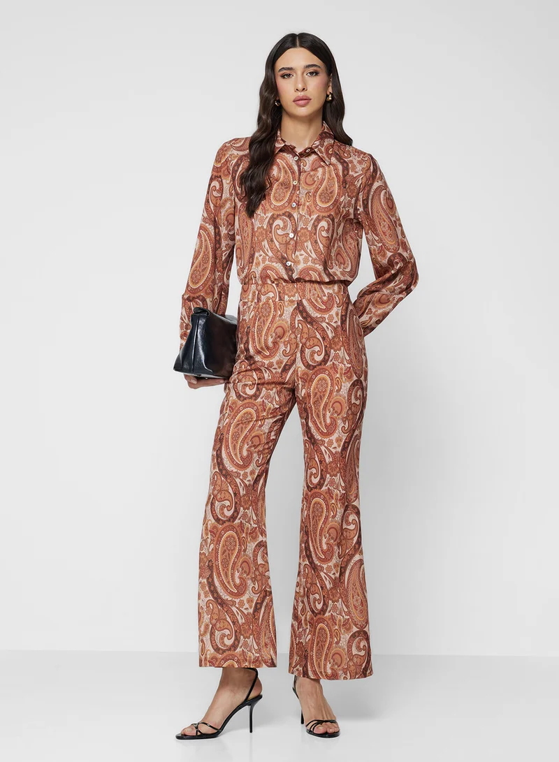 Khizana Print Shirt & Pant Set