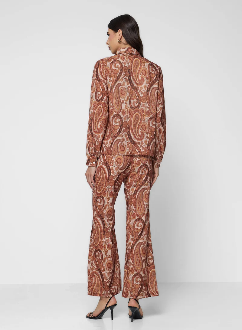 خزانة Print Shirt & Pant Set
