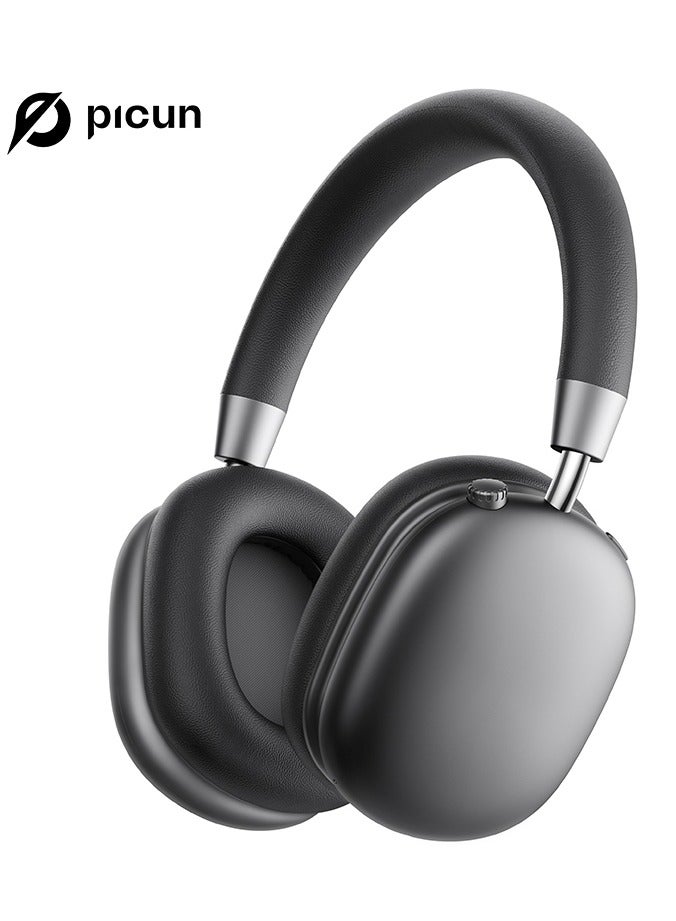 Picun F5 Wireless Gaming Headset Bluetooth Headphones Active Noise Cancelling with Built-in Mic Deep Over Ear Headset - Image 1