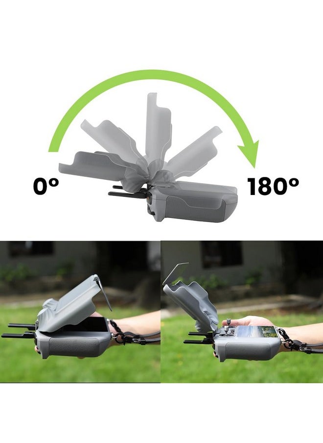 بي هورس ملحقات Mini 4 Pro/Air 3، غطاء شمسي 3 في 1/واقي شمسي لجهاز التحكم عن بعد DJI RC 2، غطاء عصا التحكم، ملحقات حماية الشاشة الكاملة  - Image 3